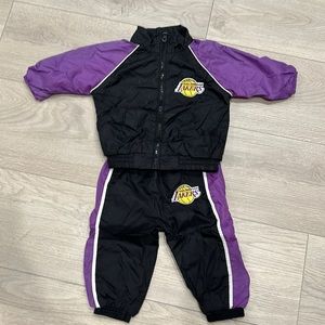 NBA Lakers Baby Windbreaker Set 6-9 months
